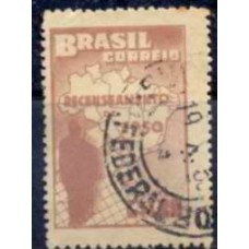 SBA077U-SELO AÉREO 6º RECENSEAMENTO GERAL DO BRASIL - 1950 - U