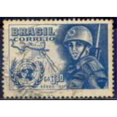 SBA086U-SELO AÉREO PARTICIPAÇÃO DO EXÉRCITO BRASILEIRO NO CONFLITO DO CANAL DE SUEZ - 1957 - U