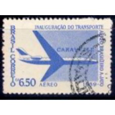 SBA089U-SELO AÉREO INAUGURAÇÃO DO TRANSPORTE AÉREO BRASILEIRO A JATO - 1959 - U