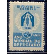 SBA092N-SELO AÉREO ANO MUNDIAL DO REFUGIADO - 1960 - N