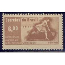 SBA101N-SELO AÉREO VITÓRIA DE MARIA ESTHER BUENO NO CAMPEONATO MUNDIAL DE TÊNIS FEMININO - 1960 - N