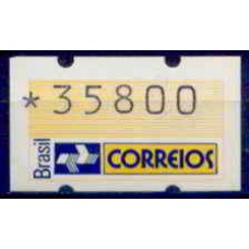SE0004.17M-SEMI-AUTÔMATO BRASILIANA 93 LOGO ECT, 35800 - 1993/94 - MINT