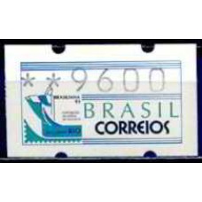 SE0005.01M-SEMI-AUTÔMATO BRASILIANA 93 CRISTO REDENTOR, 9600 - 1993/94 - MINT