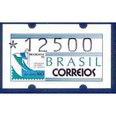 SE0005.03M-SEMI-AUTÔMATO BRASILIANA 93 CRISTO REDENTOR, 12500 - 1993/94 - MINT