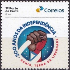 SI0008M-SELO INSTITUCIONAL 200 ANOS DA INDEPENDÊNCIA DA BAHIA - 2023 - MINT