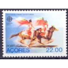 AÇO0331N-SELO SÉRIE EUROPA - FOLCLORE - AÇORES - 1981 - N