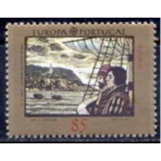 AÇO0415M-SELO SÉRIE EUROPA - 500 ANOS DO DESCOBRIMENTO DA AMÉRICA - AÇORES - 1992 - MINT