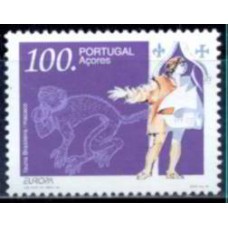 AÇO0436M-SELO SÉRIE EUROPA - A EUROPA E AS DESCOBERTAS - AÇORES - 1994 - MINT