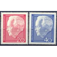 ALF0305M-SÉRIE PRESIDENTE LUBKE - ALEMANHA FEDERAL - 1964 - MINT