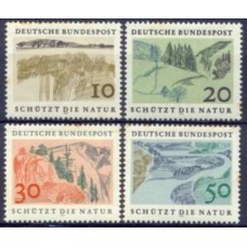 ALF0454M-SÉRIE ANO EUROPEU DE PROTEÇÃO À NATUREZA - ALEMANHA FEDERAL - 1969 - MINT