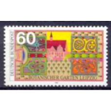 ALF1451M-SELO NATUREZA E MEIO AMBIENTE - JARDIM BOTÂNICO DE LEIPZIG - ALEMANHA FEDERAL - 1992 - MINT