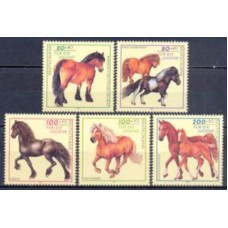 ALF1752M-SÉRIE PRÓ JUVENTUDE - RAÇAS DE CAVALOS - ALEMANHA - 1997 - MINT