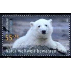 ALF2486M-SELO URSO POLAR KNUT DO ZOO DE BERLIM - ALEMANHA - 2008 - MINT