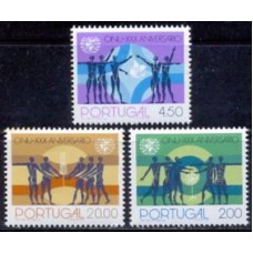 POR1268M-SÉRIE 30º ANIVERSÁRIO DA ONU - PORTUGAL - 1975 - MINT