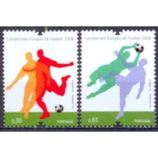 POR3273M-SÉRIE CAMPEONATO EUROPEU DE FUTEBOL EUROCOPA 2008 - PORTUGAL - 2008 - MINT