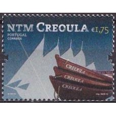 POR3735M-SELO NAVIOS-ESCOLAS DA MARINHA PORTUGUESA, CREOULA (DO BLOCO) - PORTUGAL - 2012 - MINT