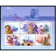 PORB167M-BLOCO PESCA DO BACALHAU - PORTUGAL - 2000 - MINT