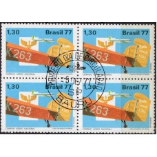 QC1020.03-QUADRA INTEGRAÇÃO NACIONAL, CORREIO AÉREO NACIONAL - 1977 - CPD BAURU