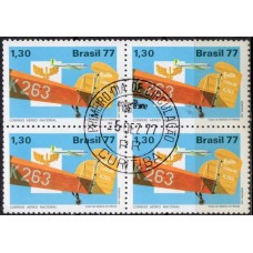 QC1020.07-QUADRA INTEGRAÇÃO NACIONAL, CORREIO AÉREO NACIONAL - 1977 - CPD CURITIBA