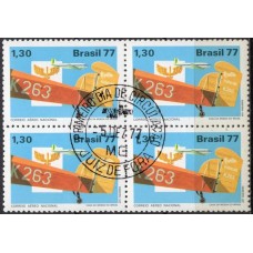 QC1020.11-QUADRA INTEGRAÇÃO NACIONAL, CORREIO AÉREO NACIONAL - 1977 - CPD JUIZ DE FORA