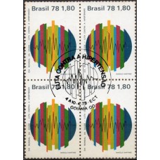 QC1034.03-QUADRA DIA MUNDIAL DA SAÚDE - LUTA CONTRA A HIPERTENSÃO - 1978 - CBC GOIÂNIA