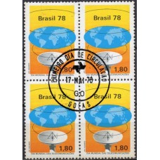 QC1035.04-QUADRA DIA MUNDIAL DAS TELECOMUNICAÇÕES - 1978 - CPD GOIÁS