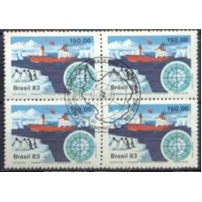 QC1309.01-QUADRA PRIMEIRA EXPEDIÇÃO BRASILEIRA À ANTÁRTICA - 1983 - CBC RIO DE JANEIRO