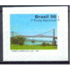 RE0725M-SELO TURISMO NO BRASIL II, PONTE HERCÍLIO LUZ/SC - 1997 - MINT