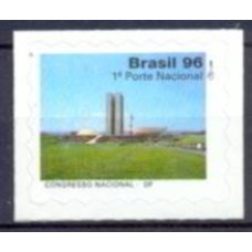 RE0728M-SELO TURISMO NO BRASIL II, CONGRESSO NACIONAL/DF - 1997 - MINT