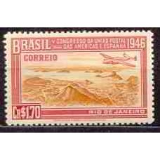 SB0217M-SELO 5º CONGRESSO DA UNIÃO POSTAL DAS AMÉRICAS E ESPANHA - UPAE, CR$ 1,70 - 1946 - MINT