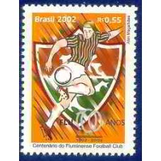 SB2471M-SELO CENTENÁRIO DO FLUMINENSE FOOTBALL CLUB - 2002 - MINT